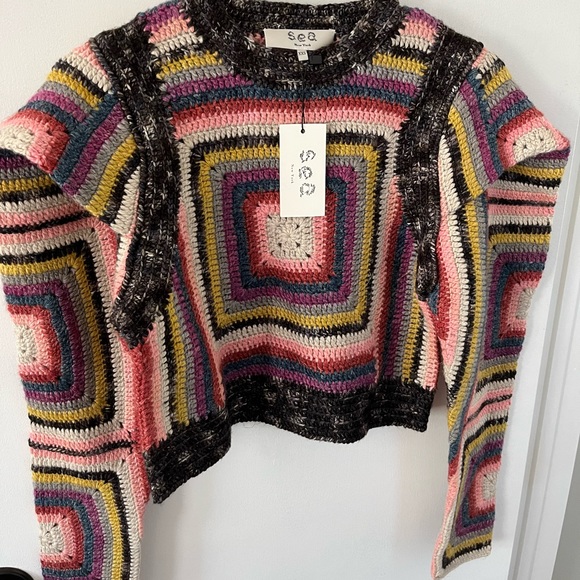 Sea New York - Crochet Sweater (NEW 